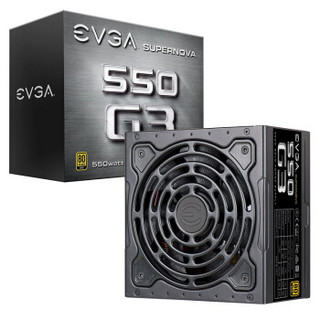 EVGA 550 G3 额定550W 全模组 电源（80PLUS金牌） *2件