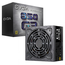 EVGA G3 额定850W 电脑电源（80PLUS金牌、全模组、10年质保） 