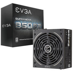 EVGA 850P2 电脑电源 白金牌（92%）850W 全模组化