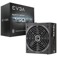 EVGA 750P2 电脑电源 白金牌（92%）750W 全模组化