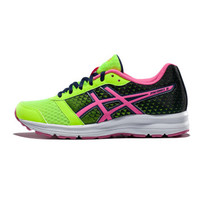 ASICS 亚瑟士 PATRIOT 8 女款透气跑步鞋 黄色/粉红/蓝色 36