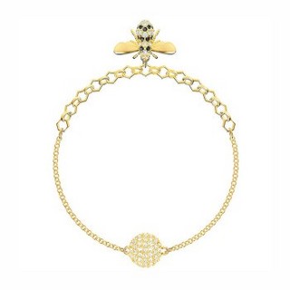 SWAROVSK 施华洛世奇 5380077 Remix Collection Bee 蜜蜂手链 18CM