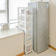爱丽思IRIS 抽屉式塑料收纳柜厨房整理柜多层带轮储物柜BKC 透明色 六层标准款：26*53*137.6cm