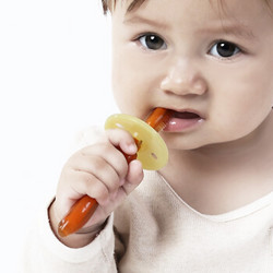 babycare 婴儿1-2-3岁硅胶训练软毛牙刷乳牙刷