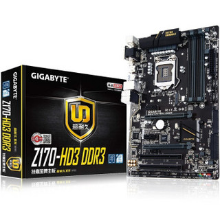  GIGABYTE 技嘉 Z170-HD3主板 (Intel Z170/LGA 1151)