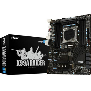  msi 微星 X99A RAIDER 主板 （Intel X99/LGA2011-3）