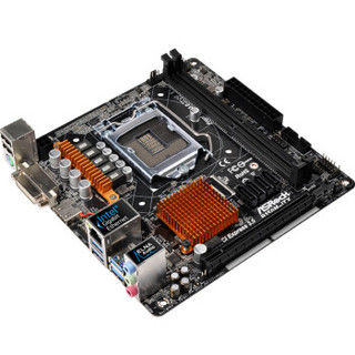  ASRock 华擎 B150M-ITX主板 （ Intel B150/LGA 1151 ）