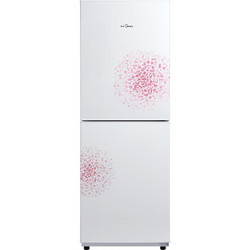 美的BCD-169CM 169升 升级款 时尚新外观 低温不停机直冷冰箱家用冰箱 双门两门小冰箱