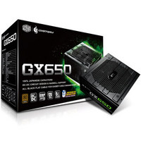 COOLERMASTER 酷冷至尊 GX650 额定650W 电源（80PLUS铜牌/全日系电容/五年质保）