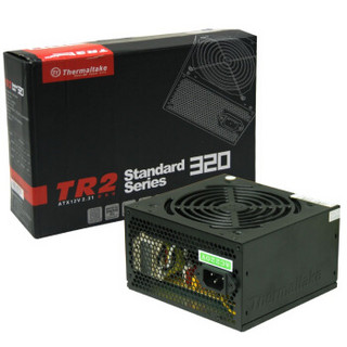 Tt（Thermaltake）额定250W TR2-320 电源（PFC校正功能/静音设计/12cm智能温控风扇）