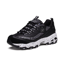 SKECHERS 斯凯奇 D'Lites 女士休闲运动鞋 66666054/BKW 黑色 35