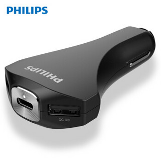 PHILIPS 飞利浦 车载充电器车充 DLP2012 支持QC快充