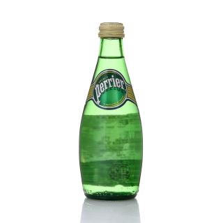 perrier 巴黎水 充气天然矿泉水 原味 330ml