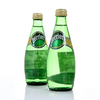 perrier 巴黎水 充气天然矿泉水 原味 330ml