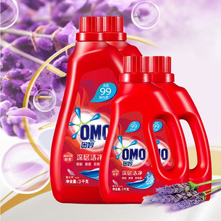 OMO 奥妙 洗衣液 除菌除螨 3KG*2+1KG*2