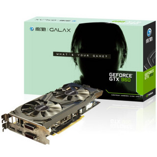  GALAXY 影驰 GTX960黑将 2G D5 PCI-E显卡 (1203MHz)