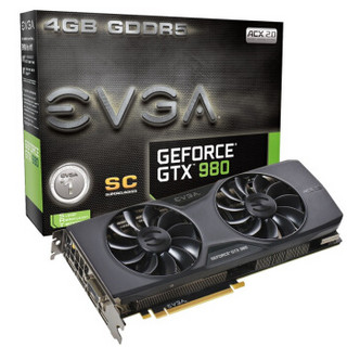 EVGA EVGA GTX980 4G SC ACX2.0 cooler  显卡 (1266MHz)