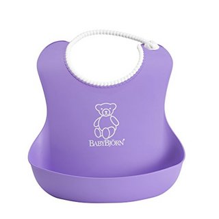 BABYBJORN Soft Bib系列 防碎屑儿童围嘴 紫色