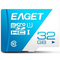 忆捷（EAGET）T1 32GB Class10高速手机内存卡 MicroSDHC UHS-I平板电脑行车记录仪存储卡 TF卡