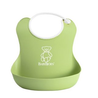 BABYBJORN Soft Bib系列 防碎屑儿童围嘴 2只装 黄色+绿色