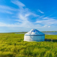 每日一景点：林海、松叶、湖水……这片秋景是大漠深处的一副画