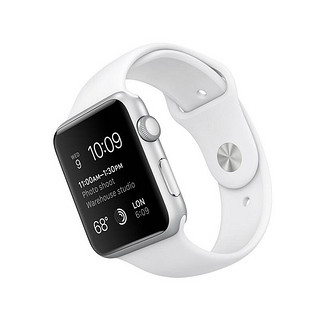 Apple 苹果 Watch Sport Series 1 智能手表 42毫米 银色 白色