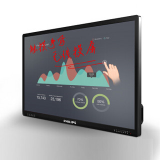 飞利浦（PHILIPS）会议平板电子白板55英寸投影教学触摸屏一体机商用显示器远程会议增强版 BDL5530QT