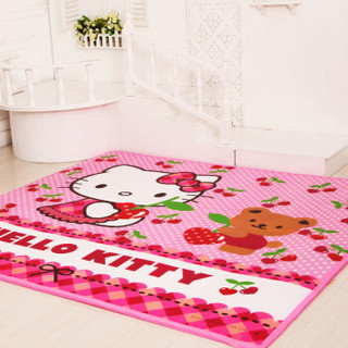 Meitoku 明德 HelloKitty 婴儿爬爬垫 180*200*0.5cm 樱桃