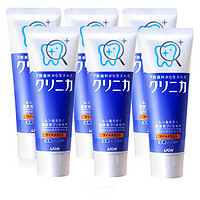 LION 狮王 齿力佳 酵素健齿牙膏 130g 香橙味 立式 130g 六支装