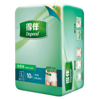 Depend 得伴 成人纸尿裤 内裤型 L号 60片