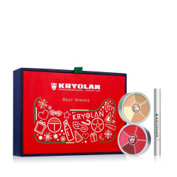 KRYOLAN 歌剧魅影 限定彩妆礼盒 （遮瑕盘 #1 + 唇膏盘 + 遮瑕笔） *2件