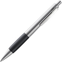 LAMY 凌美 Accent优雅系列 按动圆珠笔 银色灰铝杆黑芯 0.7mm 单支装