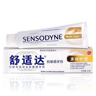 SSENSODYNE 舒适达 劲速护理 抗敏感牙膏 180g*2+牙膏便携装20g