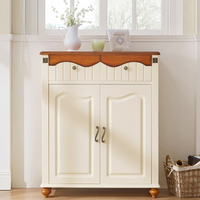 林氏木业  LSN1N 两门木质玄关储物柜鞋柜