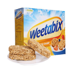 25日0:00: weetabix 维他麦 全麦早餐麦片 72片 1.29kg *2件