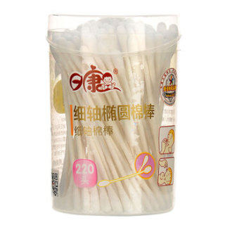rikang 日康 细轴棉花棒 220头