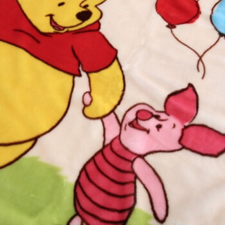 Disney baby 迪士尼宝宝 儿童毛毯 135cm*105cm 浅黄