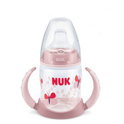 NUK 宽口两用学饮杯 粉色 150ml *4件