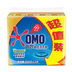 奥妙99超效洗衣皂226g*3
