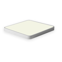 HAIDE 海德照明 HAIDE LIGHTING 超薄客厅书房卧室现代简约北欧灯具饰 24W中性光莹方白