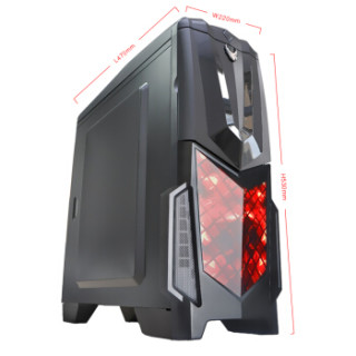 御龙者 暴龙 B707 游戏台式机(i7-7700、16G、1TB+128GB、GTX1070 8G)