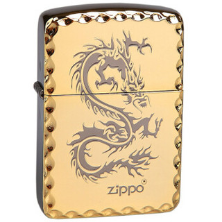 ZIPPO 之宝 1941复刻金冰神龙打火机 金色