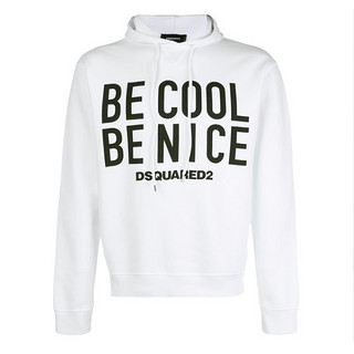 DSQUARED2 S71GU0237S25030 男士Be Cool Be Nice字母印花连帽衫