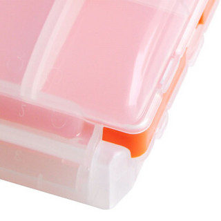 YAMADA 进口药物收纳盒旅行便携整理饰品盒 橙色