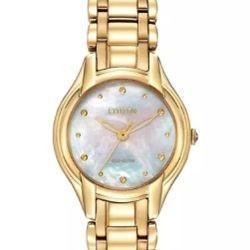 CITIZEN 西铁城 EM0282-56D 女士光动能腕表