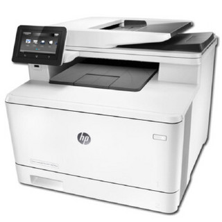 HP 惠普 MFP M477fdw 彩色激光多功能一体机 (打印 扫描 复印 传真、彩色激光、有线，无线，USB，云打印，移动APP打印、支持自动双面打印、一体式硒鼓、A4)