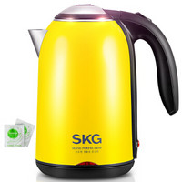 未来健康 SKG 8045 1.7L 电水壶 柠檬黄