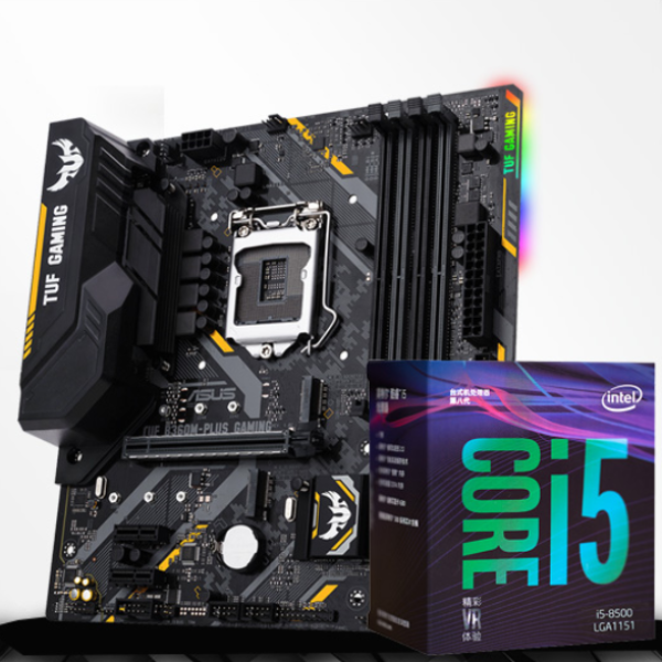Asus 华硕 TUF B360M-PLUS 主板+intel 英特尔