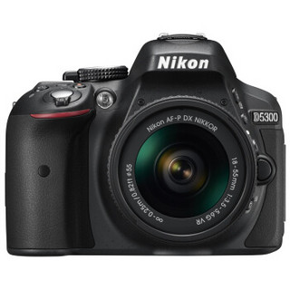  Nikon 尼康 D5300（DX 18-55mm VR+55-200mm VRII+ 50mm f/1.8D）单反相机套机 (APS-C、2416万)