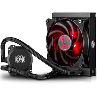 COOLERMASTER 酷冷至尊 冰神B120 CPU水冷散热器（红光、多平台）